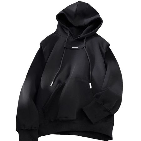 Fashion Solid Color Sweatshirt Men's Hooded Jacket